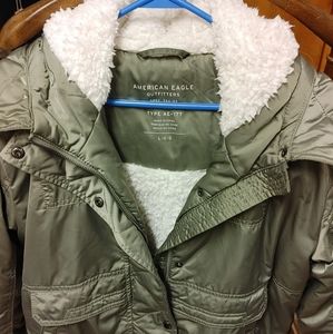 American Eagle Bomber Jacket Women's juniors sz. L